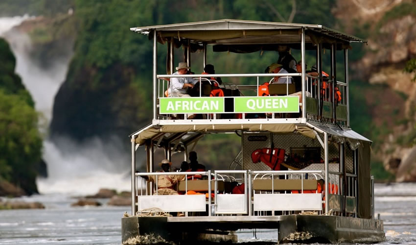 Boat Cruise/ launch trips at Murchison falls national park 