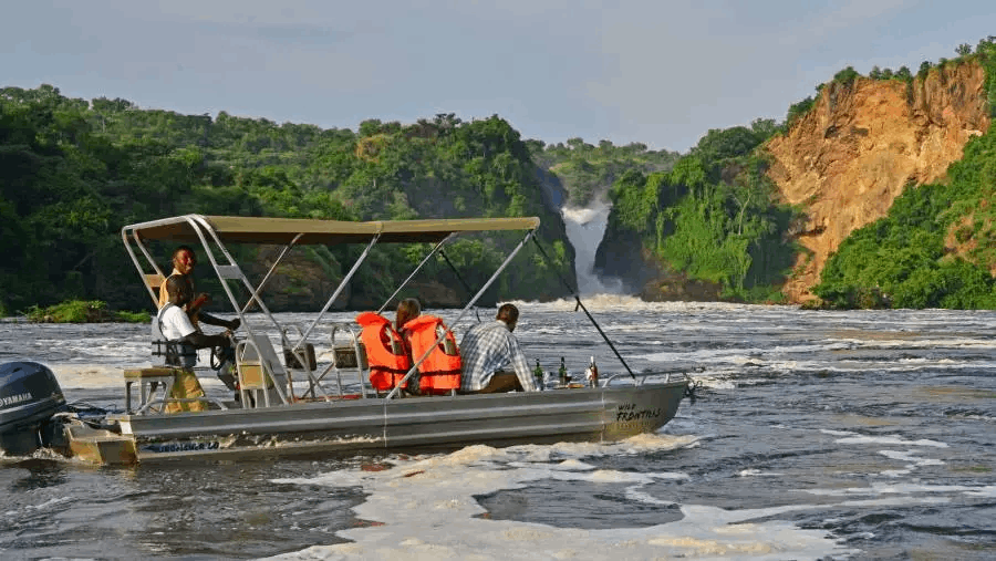 Boat Cruise/ launch trips at Murchison falls national park 