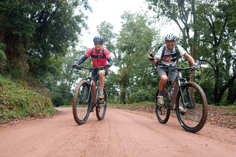 mountain biking in bwindi
