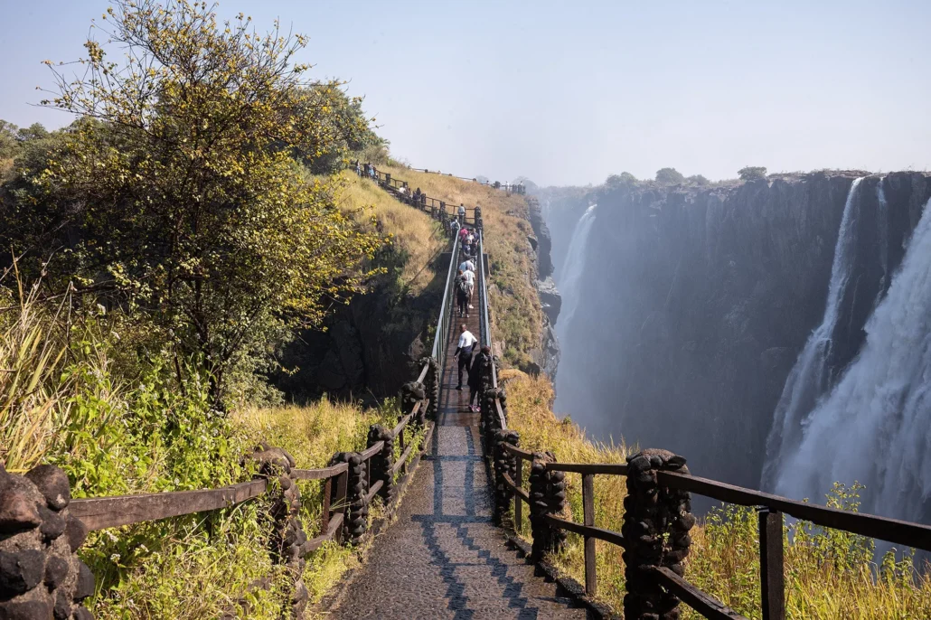 Knife Bridge at victoria falls 