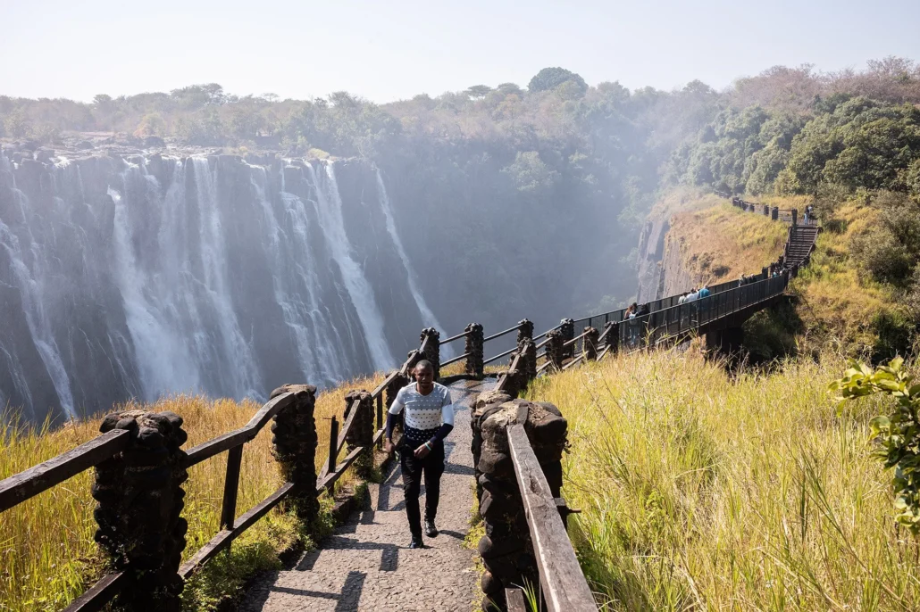 Knife Bridge at victoria falls 
